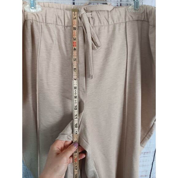 WORTHINGTON Jogger Women’s XXL Ultra Stretch Ponte Beige Mid Rise Pull On - Picture 5 of 8